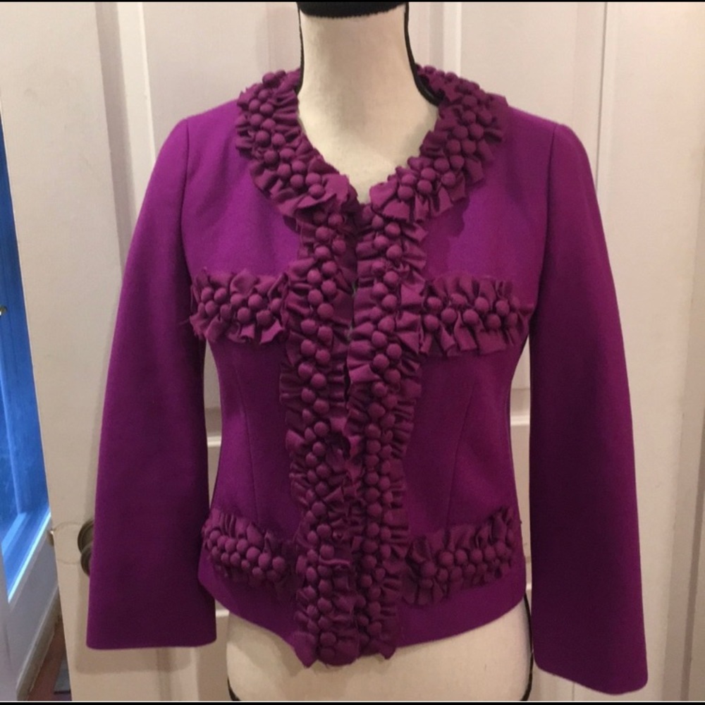 JCrew Purple Suit Jacket